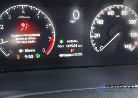 2025 Honda Odyssey Ex-L z USA, uszkodzony, nr VIN 5FNRL6H62SB059081